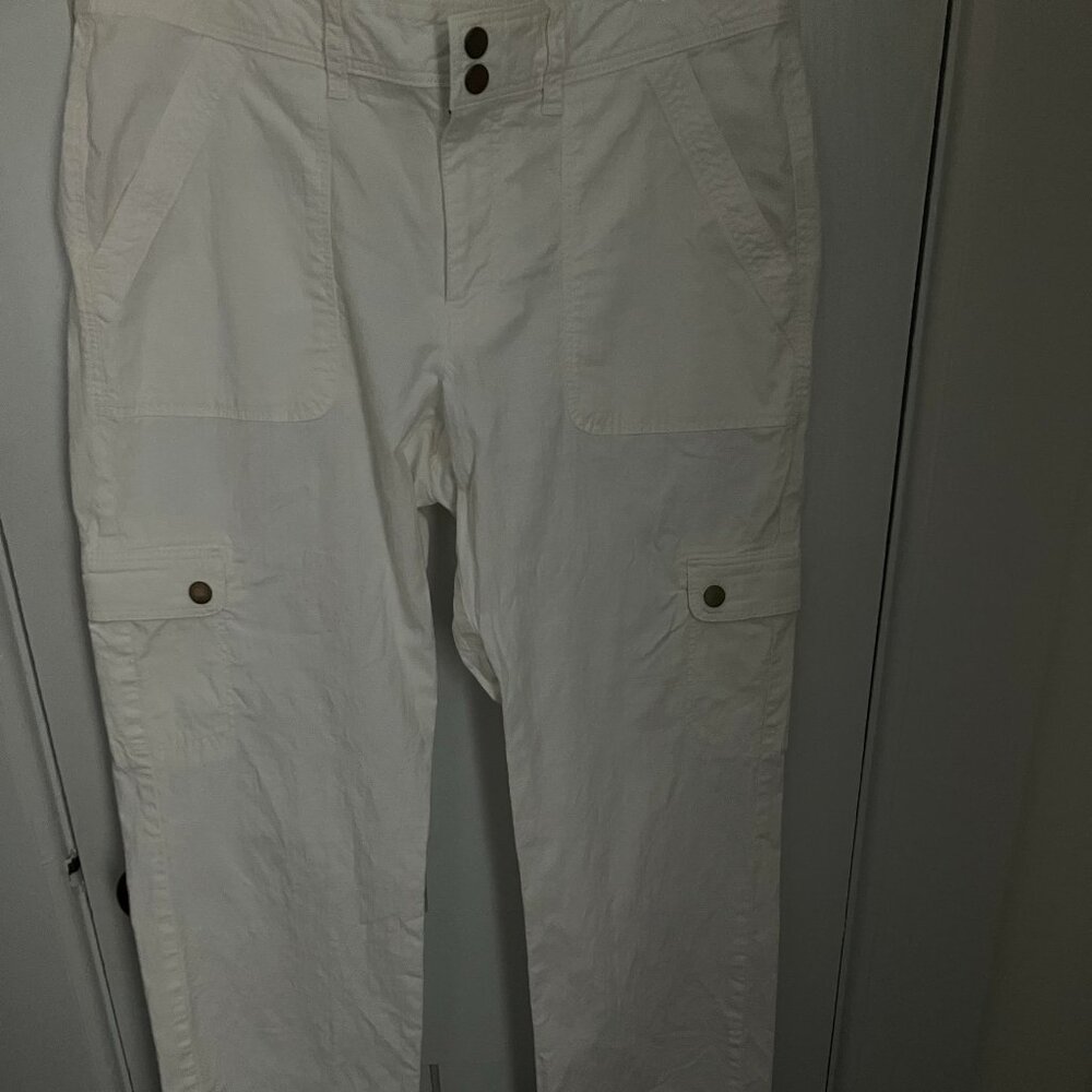 Retro LL Bean White Cargo  Pants